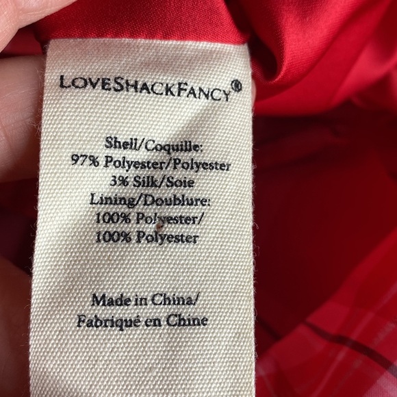 Loveshackfancy Francie Taffeta Bow Plaid Mini‎ Dress - Picture 7 of 8